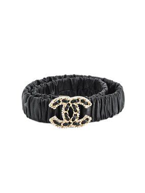 Chanel Belt Leather Belts Black